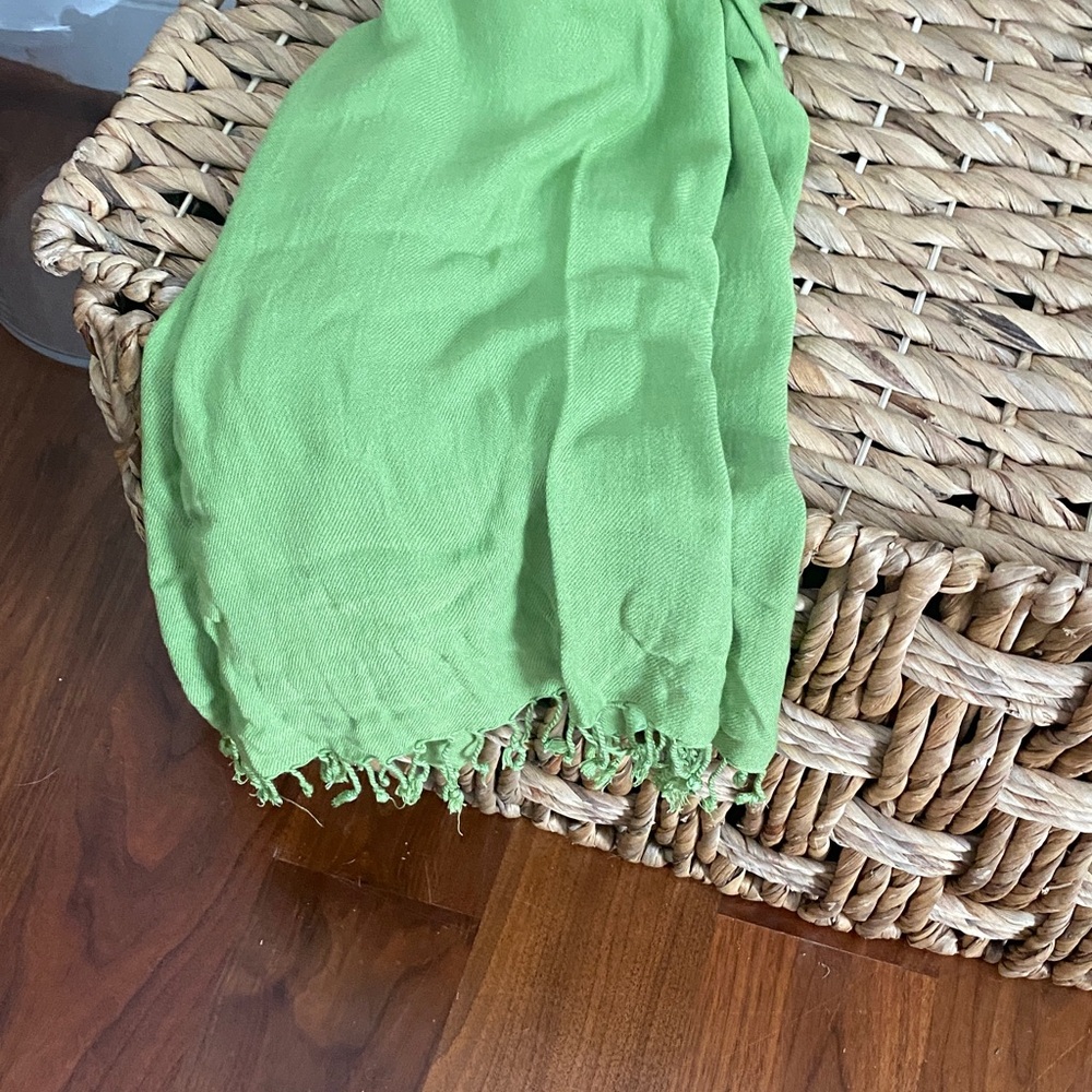 Vibrant Green Scarf